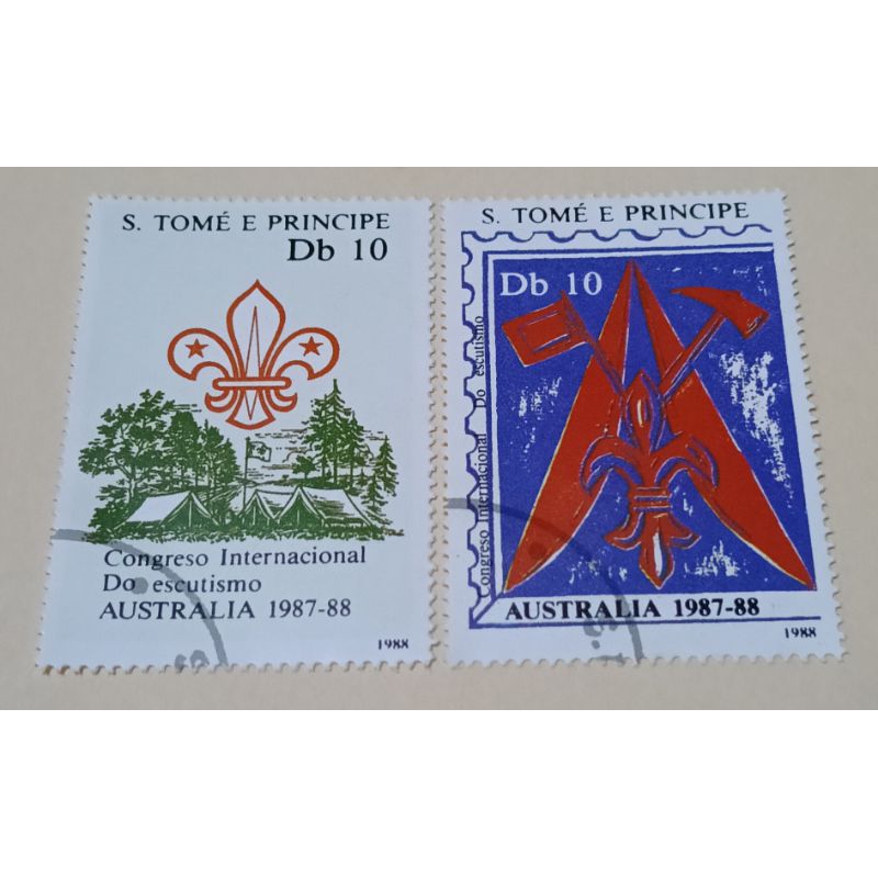 

Prangko Lawas Asing Australia Set 2 keping THN 1987_1988