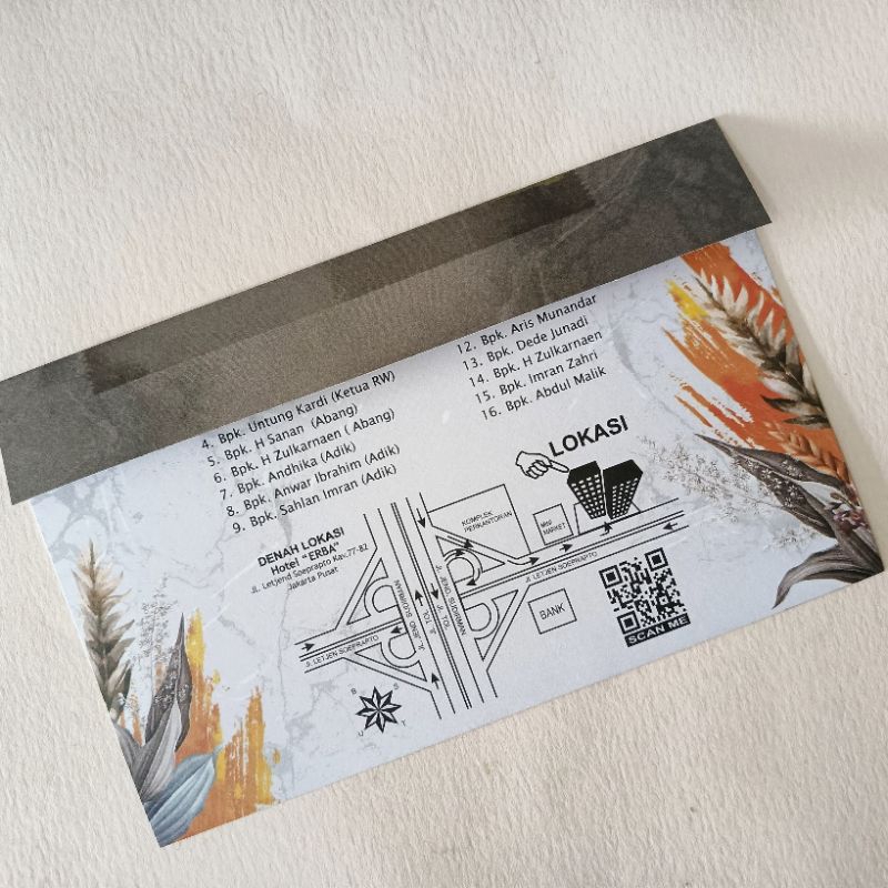 Undangan ERBA 2511 BACA DESKRIPSI