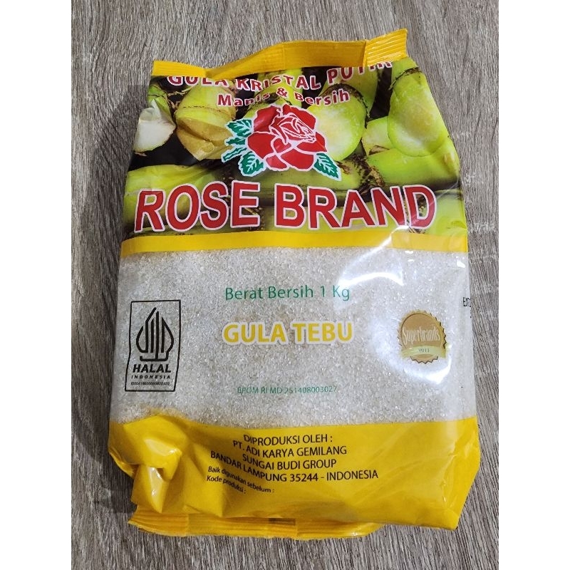 

Gula Rose Brand 1 Kg kuning / hijau
