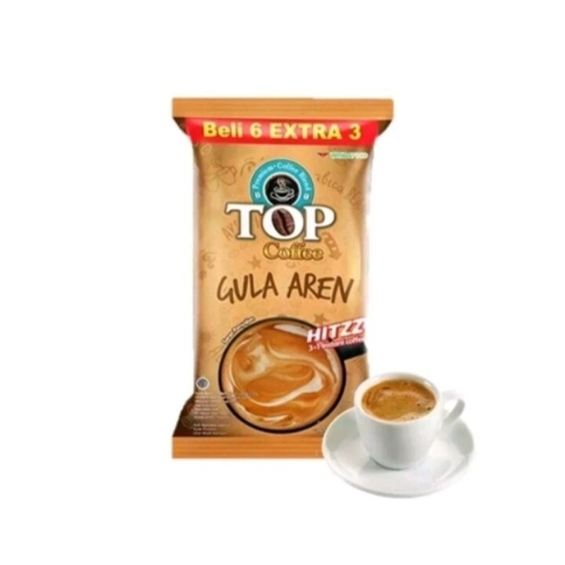 

Top Coffee Gula Aren 6+3 isi 22gr