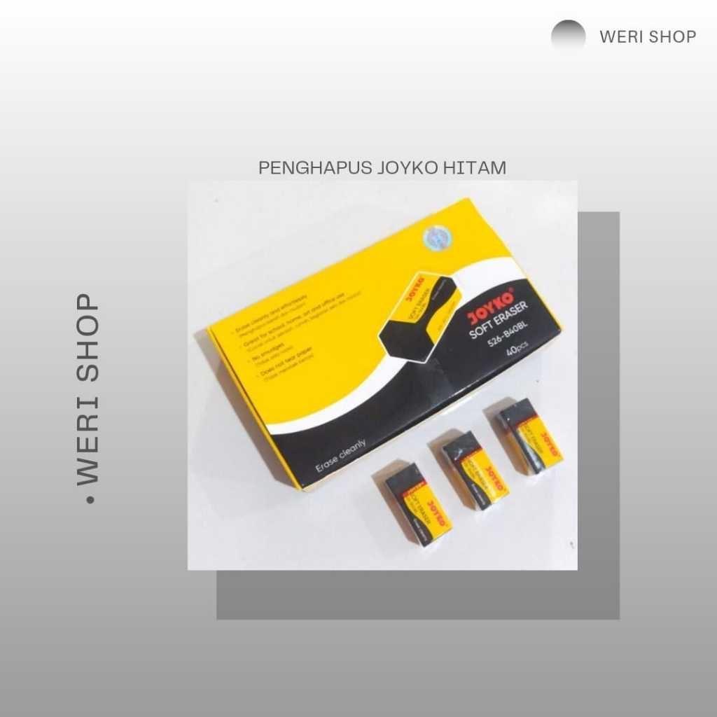 

PENGHAPUS MERK JOYKO HITAM 526-B40BL (PER PCS)