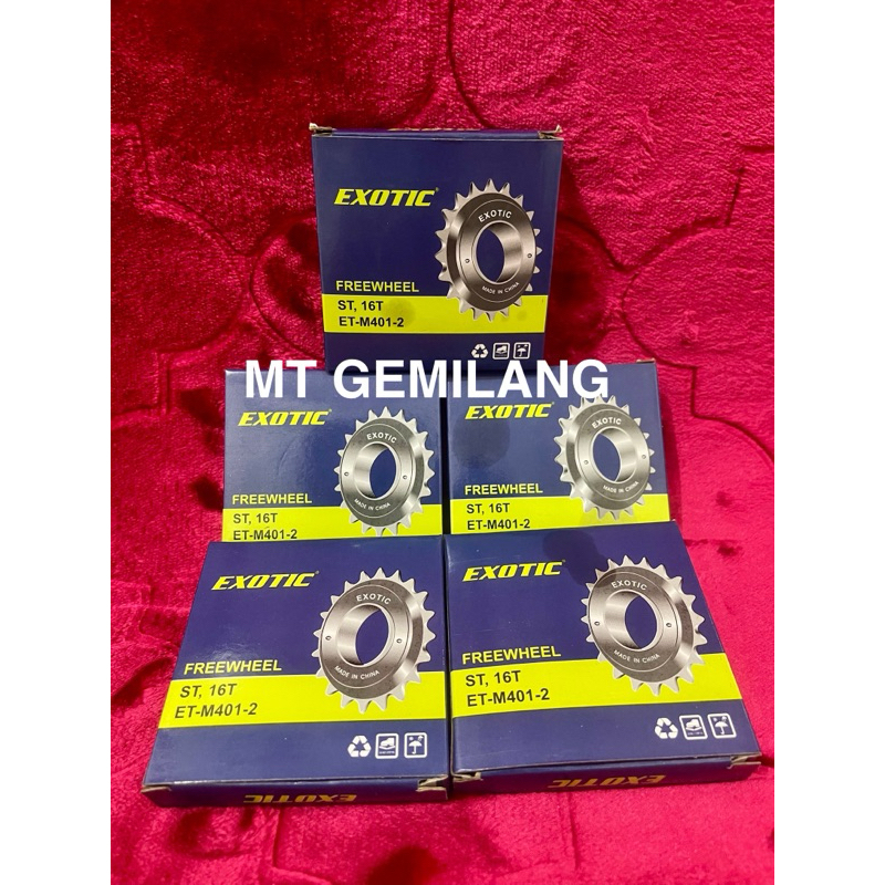 Gir Freewheel 16T EXOTIC Nyaring Jangkrik bmx
