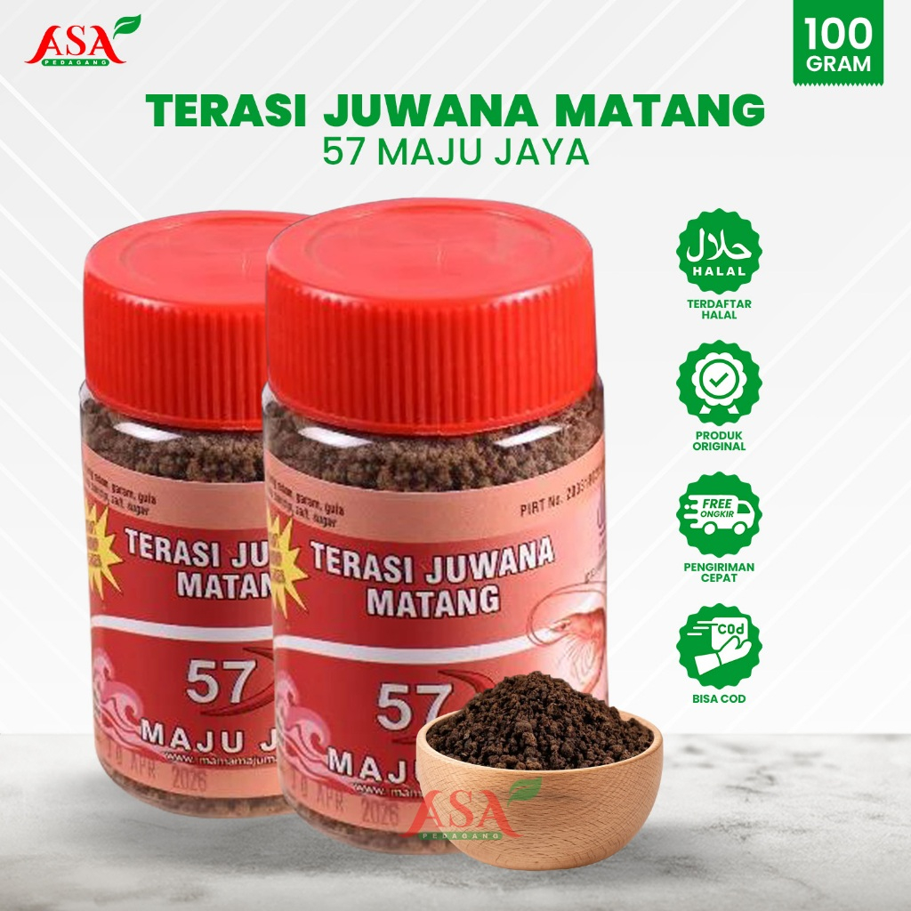 

Terasi Bubuk Matang Siap Pakai Juwana 57 Maju Jaya 100gr