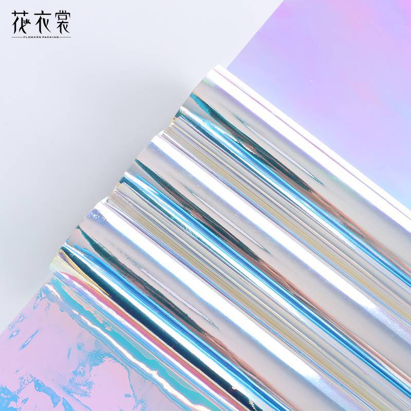 

(ECER) Termurah HOLLOGRAM FLOWER WRAPPING PAPER CELLOPHANE , KERTAS BUKET HOLOGRAM