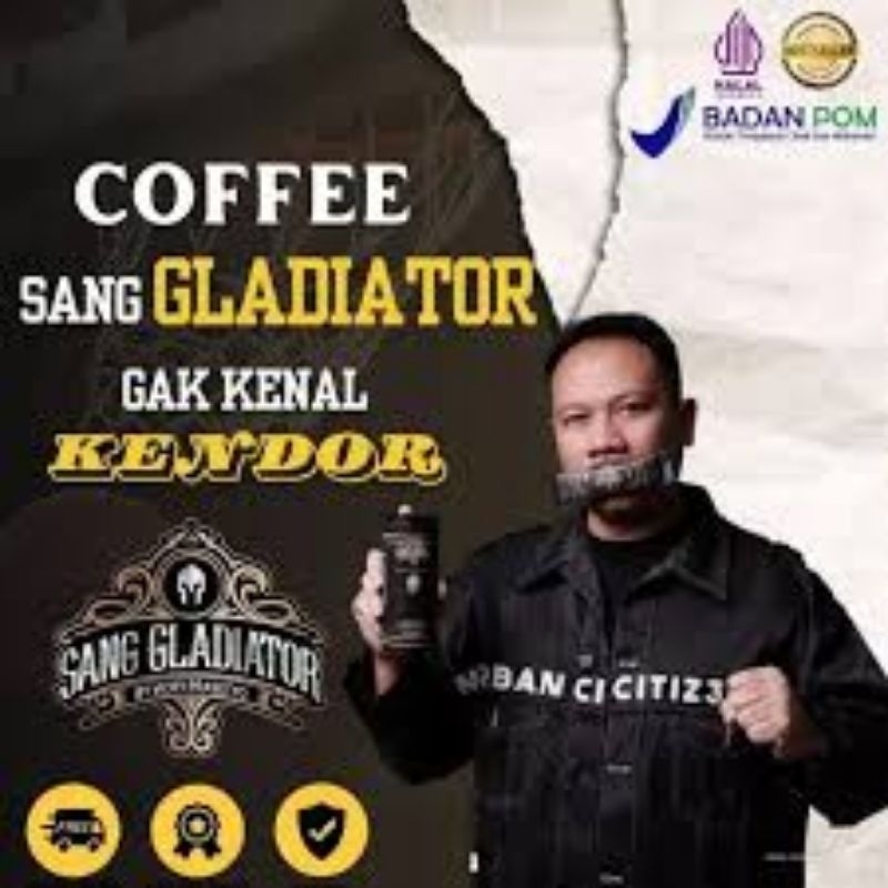 

KOPI SANG GLADIATOR Vicky Prasetyo - kopi penambah stamina pria kuat dan tahan lama