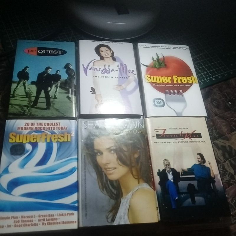CUCI STOK  KASET PITA  BARAT POP JAZZ DLL