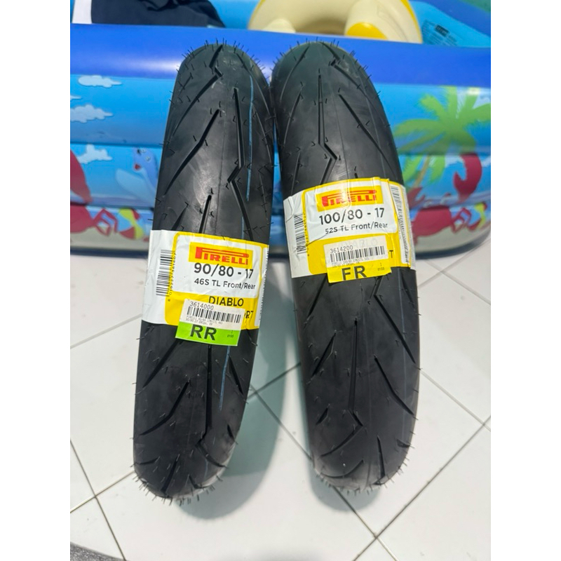 Pirelli diablo rosso sport 90/80-17 // 100/80-17 // 110/70-17 Termurah 2025