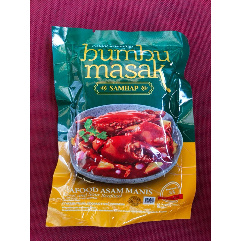 

Bumbu Masak / Bumbu Masak Samhap / Bumbu Masak Nasi Goreng Pedas / Bumbu Masak Seafood asam manis / bumbu masak asam manis / bumbu masak nasi goreng