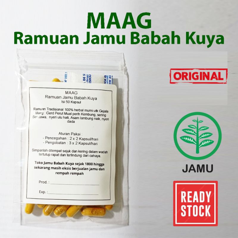 MAAG Ramuan Jamu Toko Babah Kuya