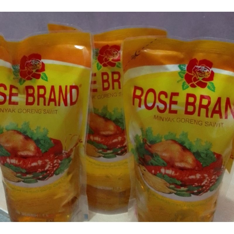 

minyak goreng rose brand 3 pouch x 1lt