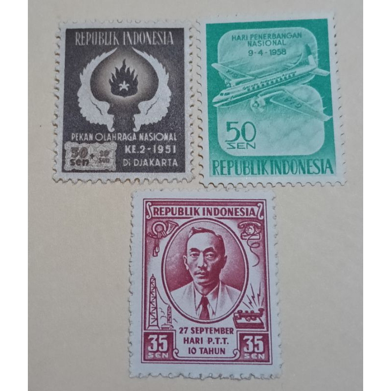 

Prangko Lawas Indonesia Campur 3 keping