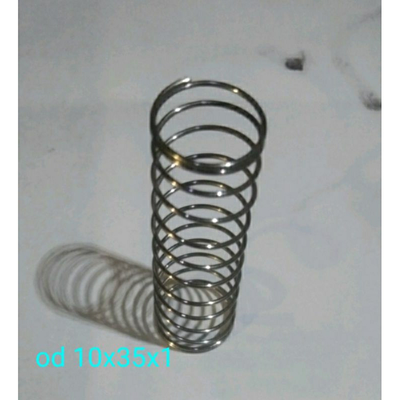 PER SPRING PEGAS TEKAN OD 10X35X1 STAINLESS STEEL