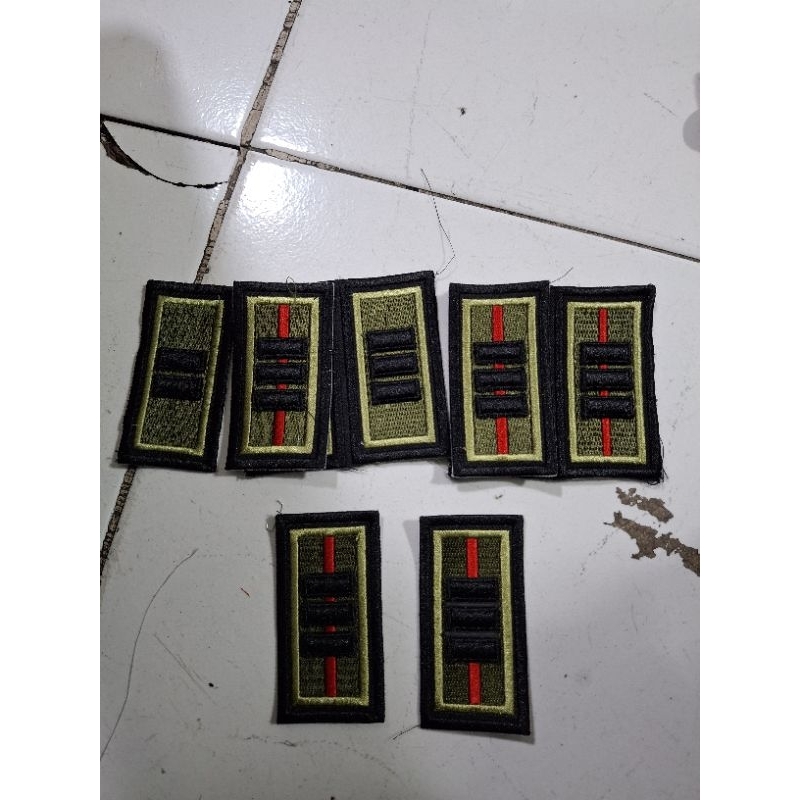 pangkat pdl matra  nkri  tni ad letda letu kapten staf/lis