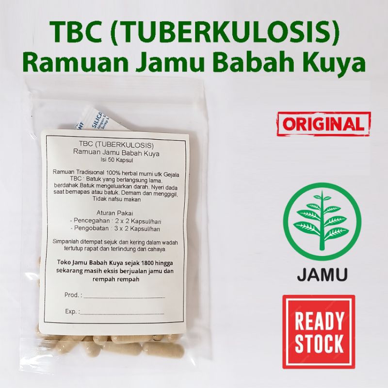 TBC (Tuberkulosis) Ramuan Toko Jamu Babah Kuya