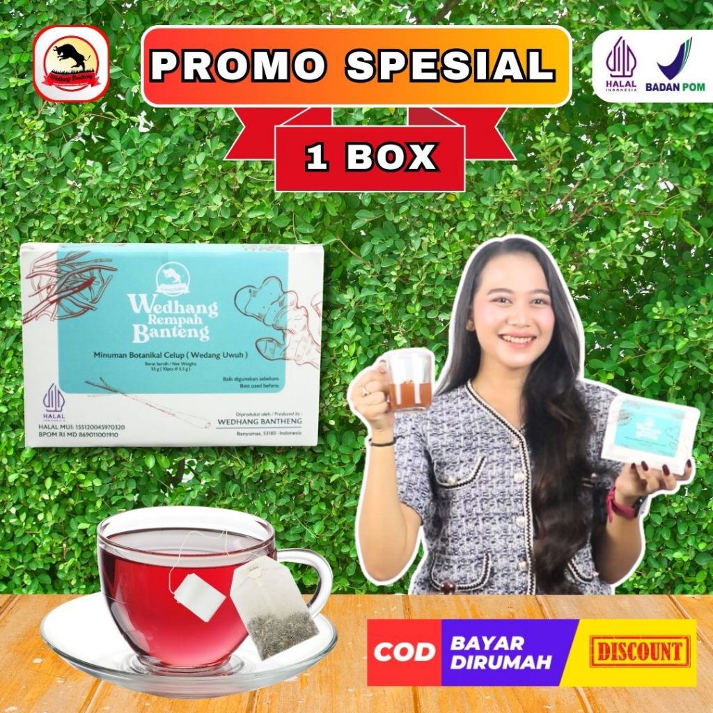 

1 Box Teh Herbal Dengan 9 Rempah Pilihan