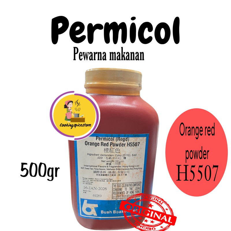 

Permicol Red Orange (H5507) Pewarna makanan