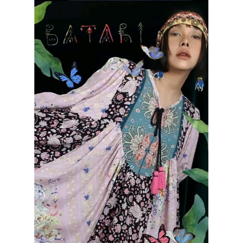 Batari_studio Dipti Black Gamis