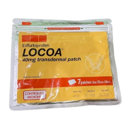 Esflurbiprofen LOCOA Transdermal Patch 40mg Plester koyo