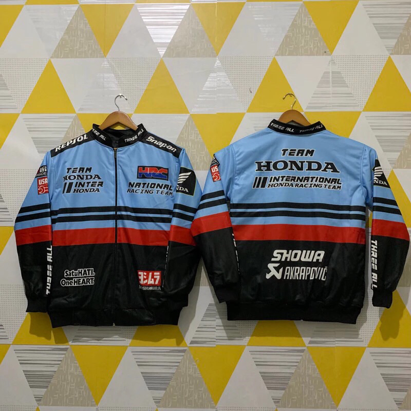 Jaket RACING HONDA TEAM RACING Jaket sunmori Jaket touring Jaket Riding jaket Motoran Original