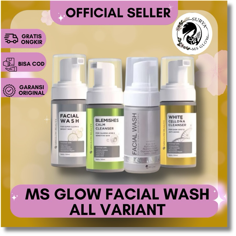 MS GLOW FACIAL WASH / SABUN WAJAH MS GLOW / FACIAL WASH GOLDEN MS GLOW / GOLDEN GLOW FACIAL WASH MS 