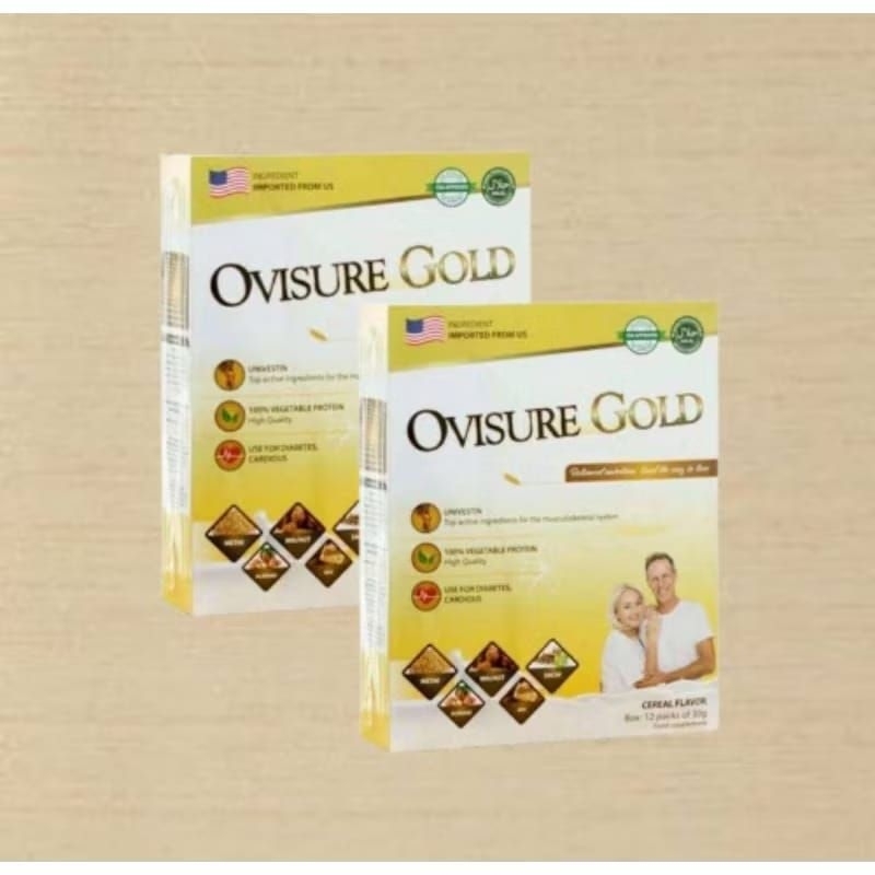 

Paket 2 Box Ovisure Gold Asli Original Susu Untuk Kesehatan Tulang Persendian Syaraf Kejepit Resmi BPOM