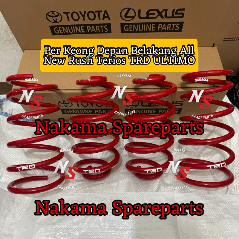 Per Keong depan belakang All New Rush Terios TRD ULTIMO