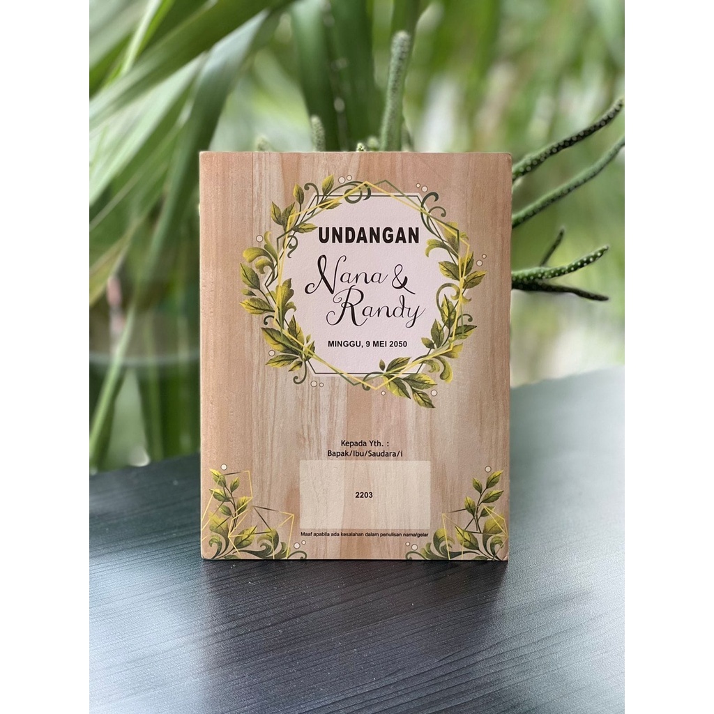 undangan murah ERBA 2203 plus CETAK