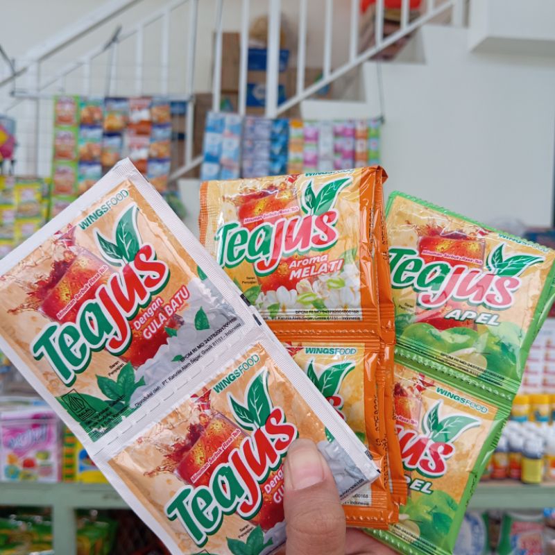 

1 Renceng Teajus Minuman Serbuk Teh Aneka Rasa Isi 10 Sachet