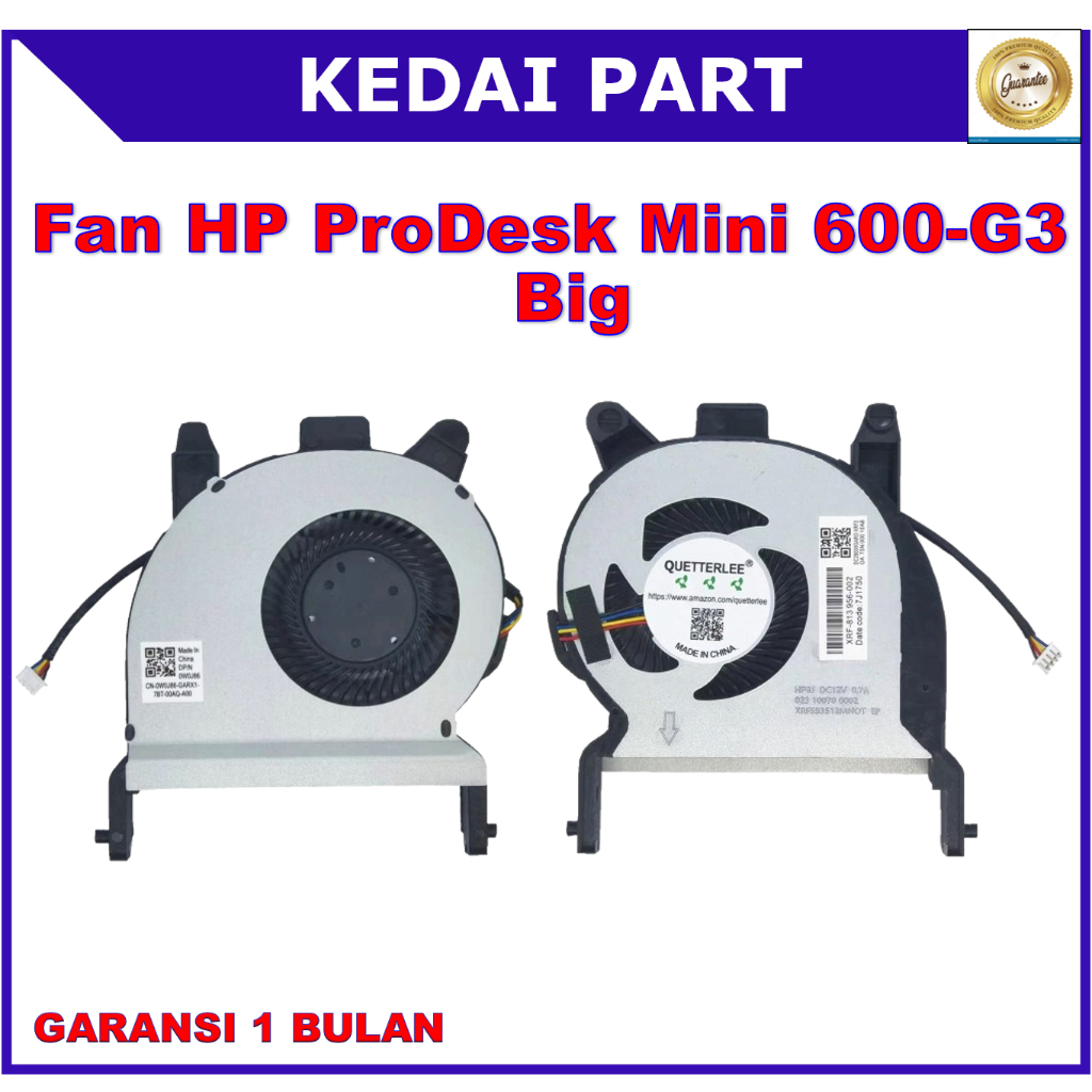 Kipas Fan HP ProDesk Mini 600-G3 400-G3 Besar