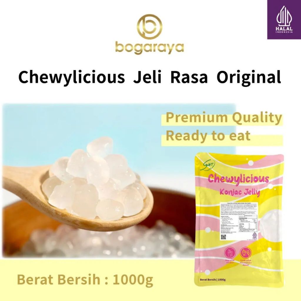 

Bogaraya Chewylicious Jeli Rasa Berat Bersih 1000g
