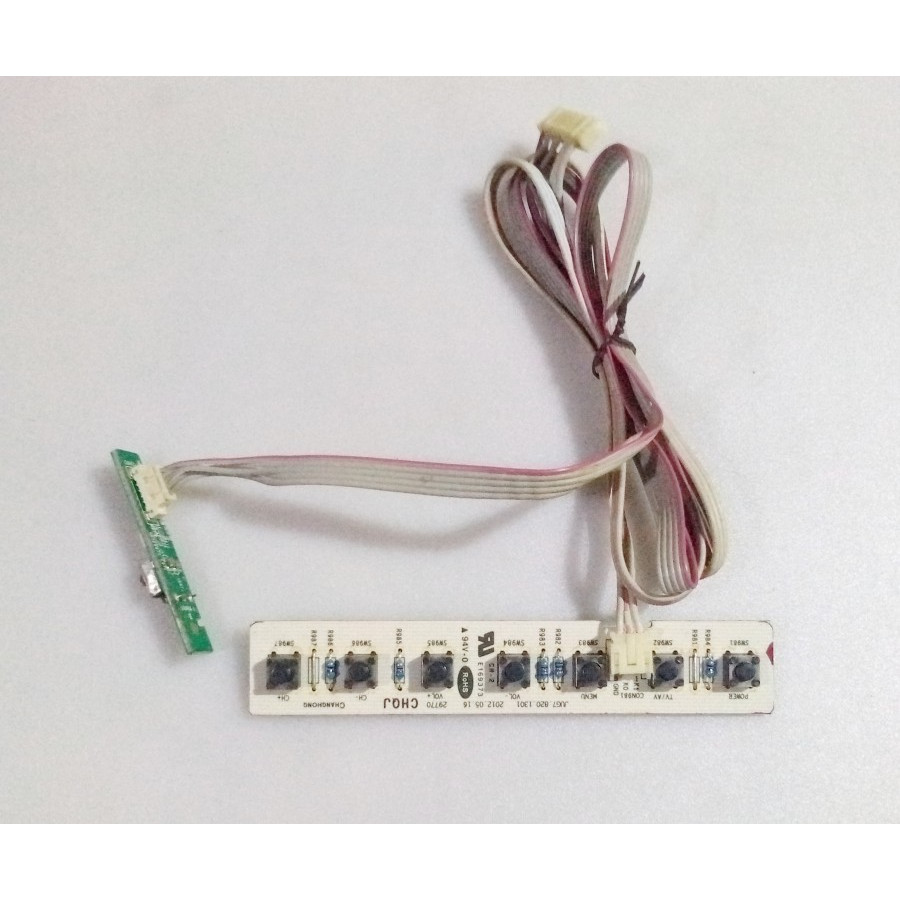 Tombol Menu - IR Sensor Remote TV LED Changhong LED29C2000