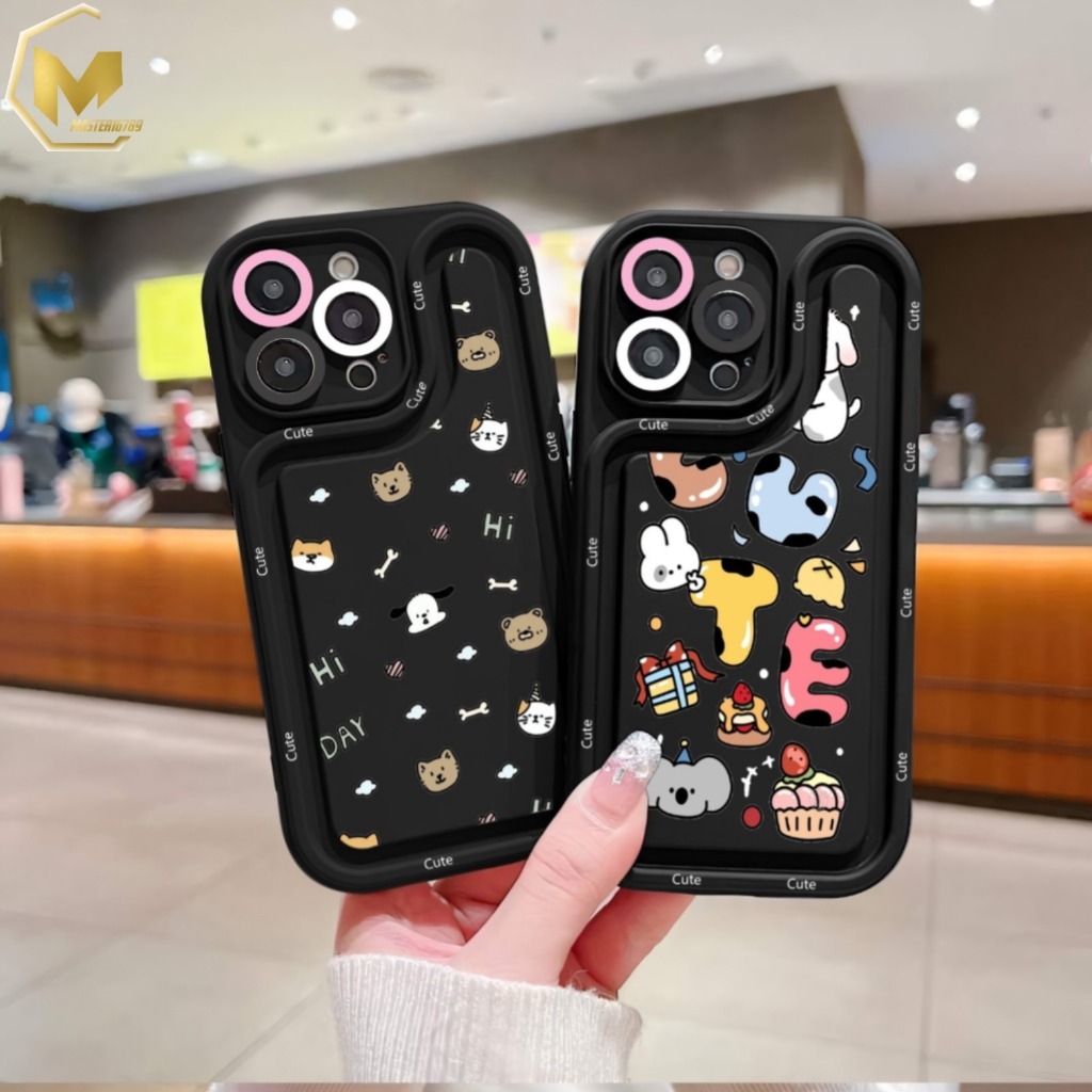 SS1033 Case for Xiaomi Redmi NOTE 8 9 10 10S 11 11S 12 13 PRO PLUS POCO M3 X3 PRO M5 Double Side Cut