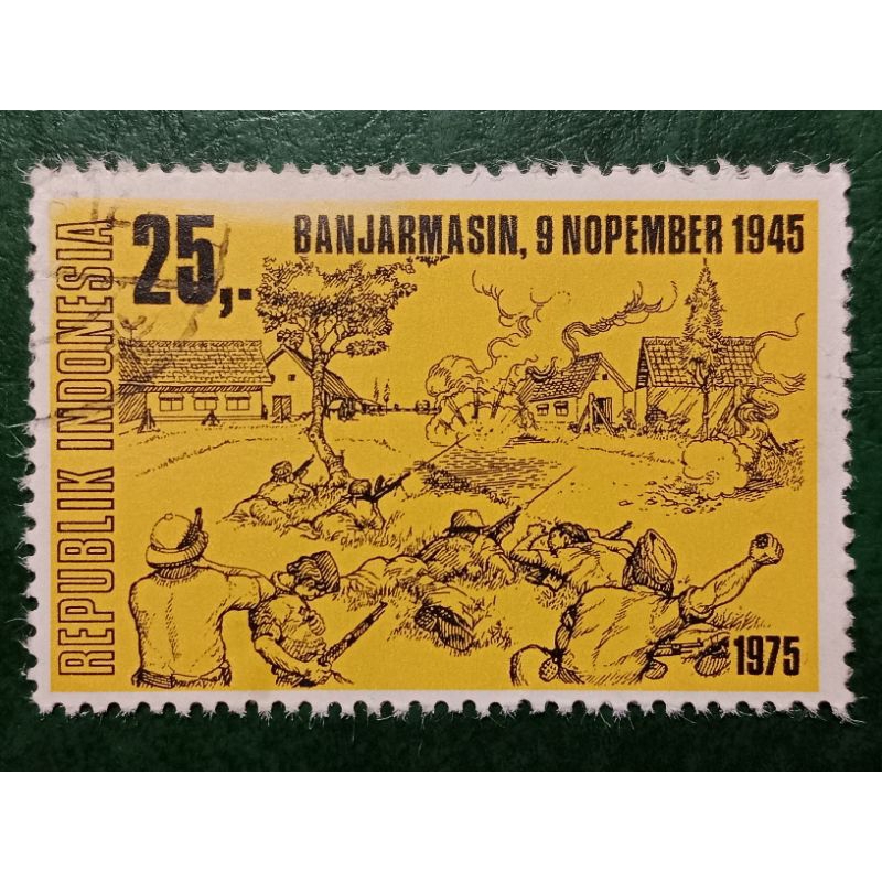 

Prangko Indonesia 25 Rupiah 30 TAHUN Merdeka Tahun 1975 USED
