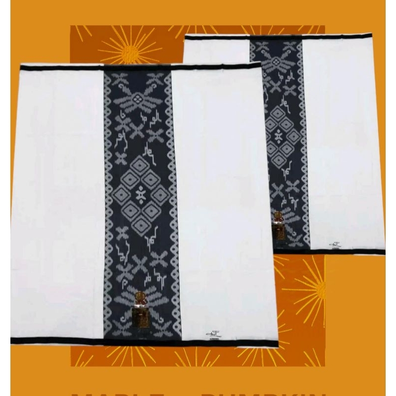 SARUNG HDS POLOS PUTIH TUMPAL TERLARIS