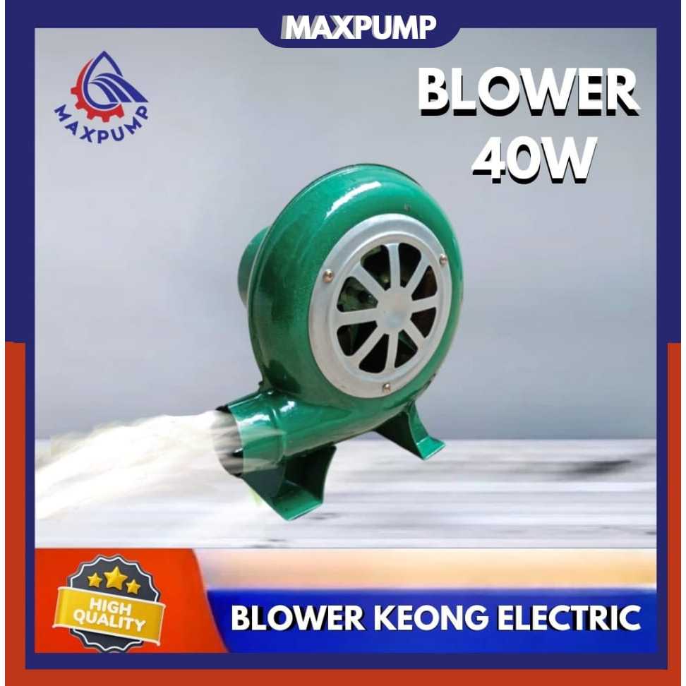 MAXPUMP Elektrik Blower 40watt Blower Keong mesin blower keong 1.5 inch Blower Tiup 1.5" kipas angin