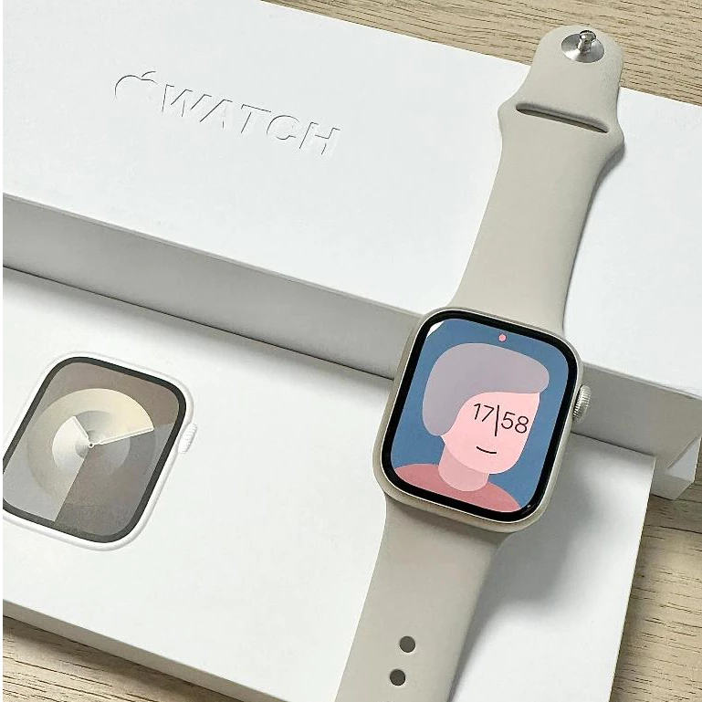 Apple Watch Wanita Apple Series 9 SmartWatch 100％ Original 45MM Sentuh Layar Waterproof iPhone Bluet