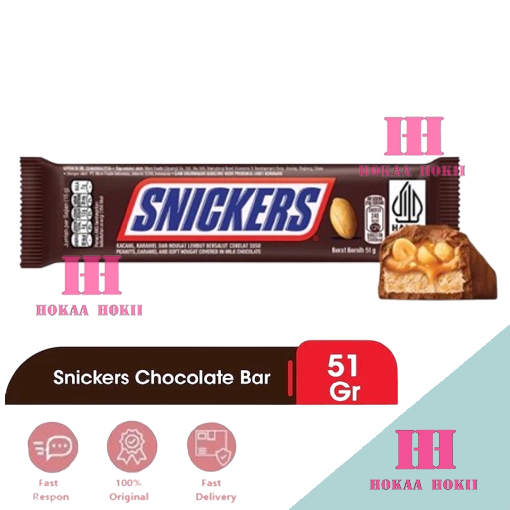 

Snickers Chocolate Peanut Original 51gr