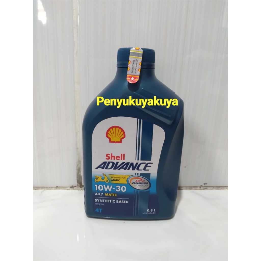 18 /BTL SHELL ADVANCE MATIC AX7 0,8L OLI 10W 30 SCOOTER SYNTHETIC