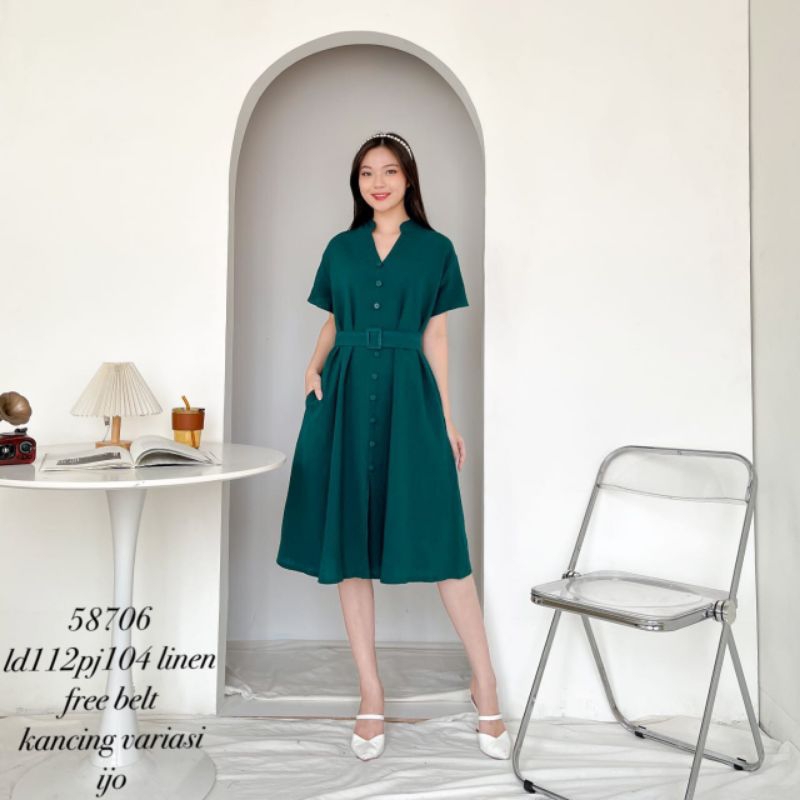 TERUSAN WANITA DRESS/TERUSAN WANITA/TERUSAN WANITA DRESS KOREA/TERUSAN DRESS WANITA POLOS/DRESS NATA