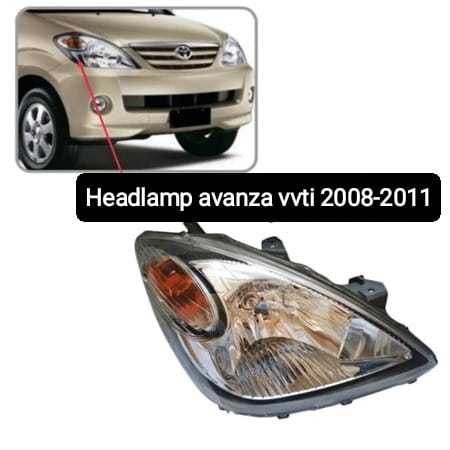 HEADLAMP Lampu Depan Mobil AVANZA XENIA VVTI 2008 - 2011 Kanan kiri