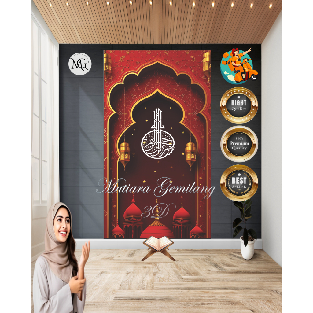 sticker dinding mihrab mushola stiker dinding mihrab mushola sticker mihrab mushola rumah