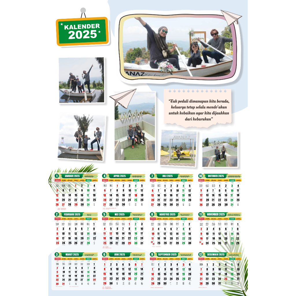 

Kalender Dinding Custom A3 | Kalender Custom | Kalender Foto