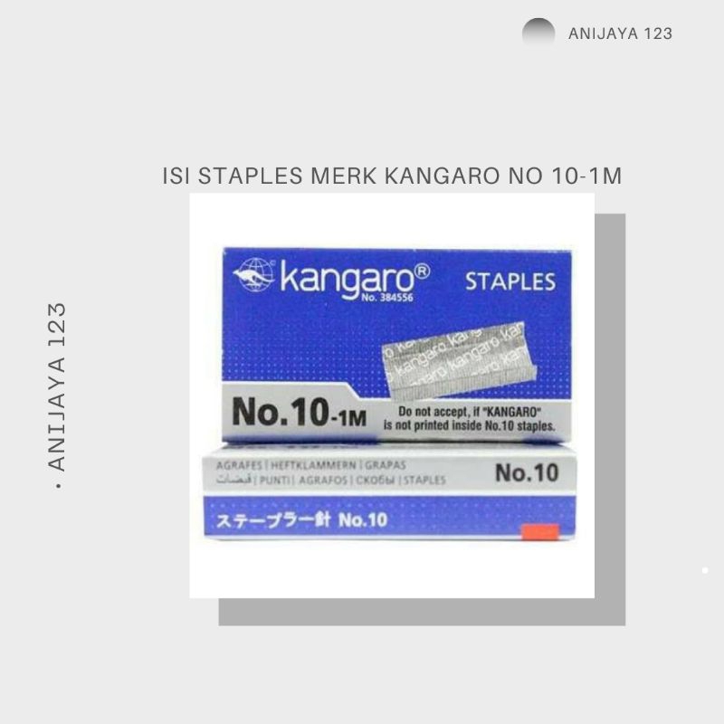 

Isi Staples Merk Kangaro no 10-1M