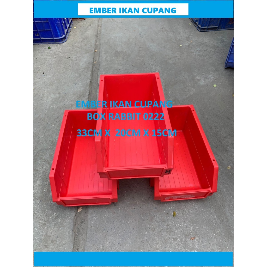 WARNA RANDOM Box Sparepart Motor/Mobil Box Rapat Rabbit Box Container Plastik 0222