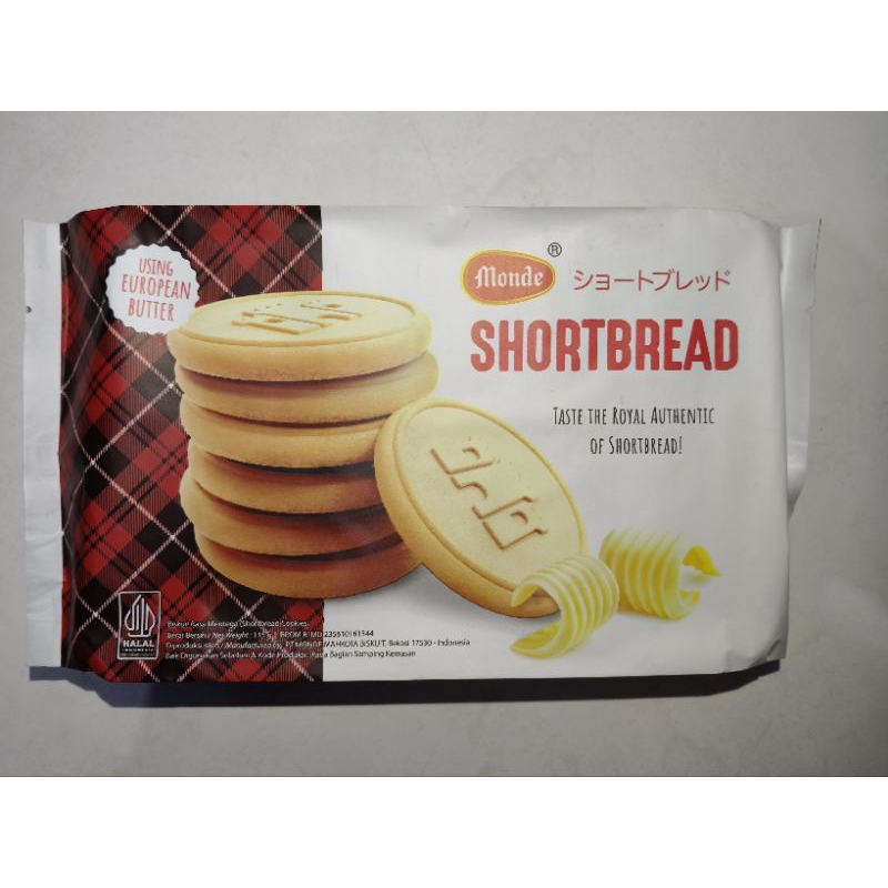 

Monde Shortbread using European Butter 115gr