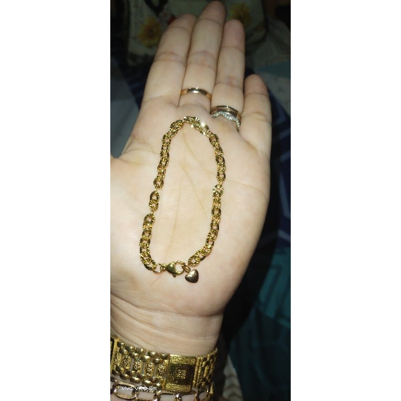 Gelang Emas Kulit Rantai
