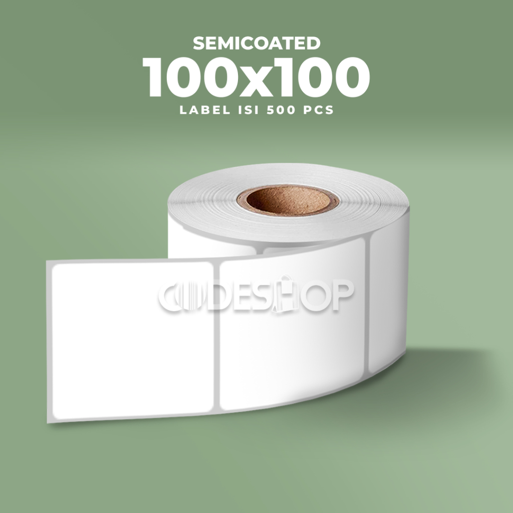 

Label Barcode Semicoated 100x100mm 500pcs