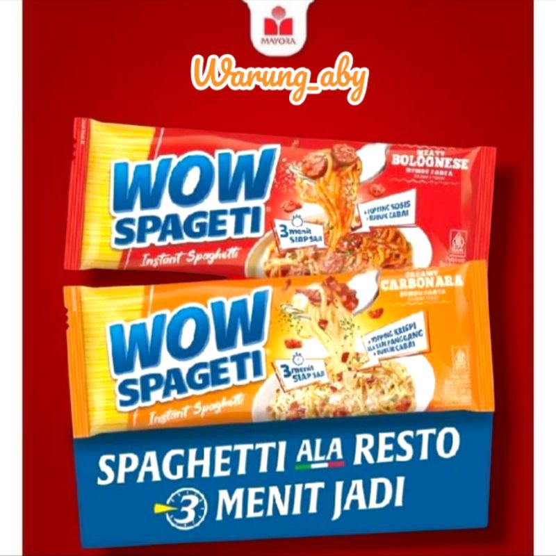 

Promo 7.7 Paket Wow Spageti 20 Pcs Mix 2 Rasa - Carbonara - Bolognese