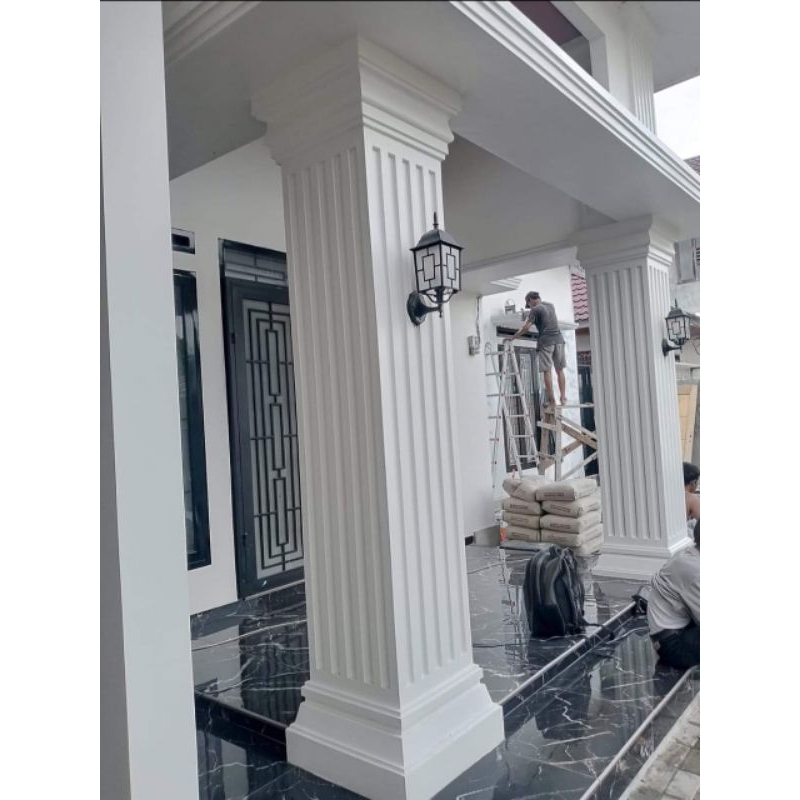 Profil Pilar Alur Beton Minimalis | Pilar Beton Teras Rumah | Tiang Pilar Rumah Minimalis