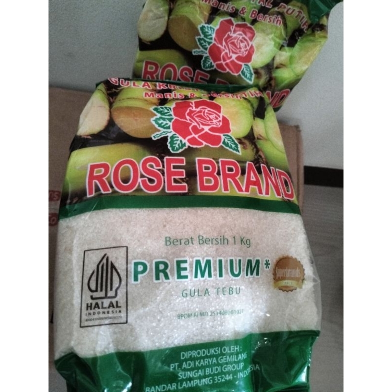 

Gula pasir 1 kg rose brand premium Hijau